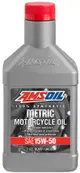 AMSOIL 100% Synthetic Metric Motorcycle Oil 15W-50 bottle
